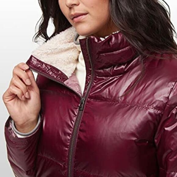 CARVE DESIGNS Maroon Mulberry Portillo Down Water Resistant Jacket Coat Size XS - Picture 15 of 16